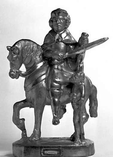 Vue d'ensemble de la statuette sans le coffret. © Région Bourgogne-Franche-Comté, Inventaire du patrimoine