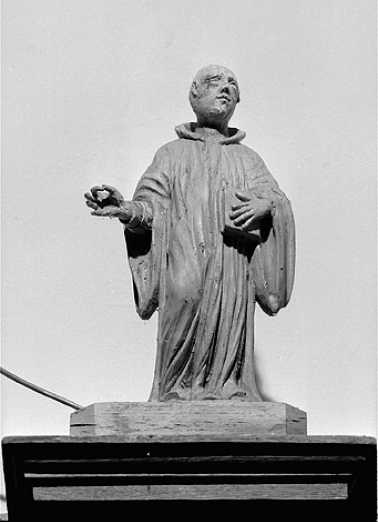 Moine : saint Bruno (?). © Région Bourgogne-Franche-Comté, Inventaire du patrimoine
