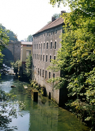 Elévation de l'atelier de fabrication depuis l'aval. © Région Bourgogne-Franche-Comté, Inventaire du patrimoine
