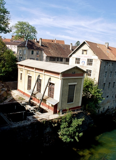 La centrale hydroélectrique. © Région Bourgogne-Franche-Comté, Inventaire du patrimoine
