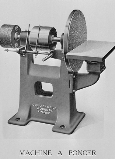 Machine à poncer. © Région Bourgogne-Franche-Comté, Inventaire du patrimoine