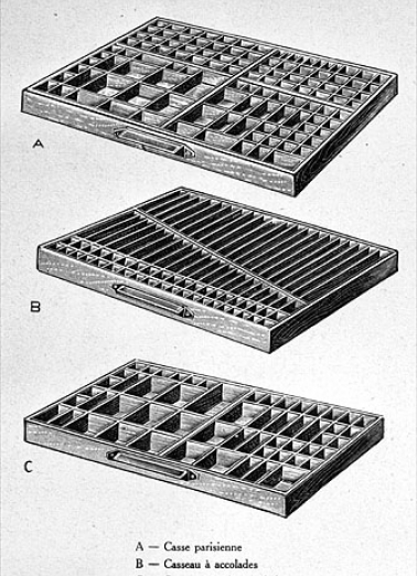 Exemples de casse et casseaux, 1956. © Région Bourgogne-Franche-Comté, Inventaire du patrimoine