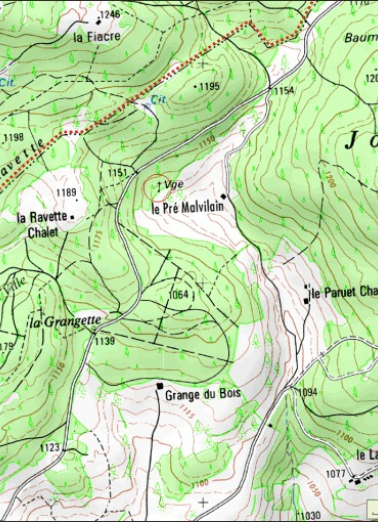 Carte de localisation. © Région Bourgogne-Franche-Comté, Inventaire du patrimoine