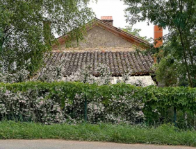 Site de l'écluse de Branges, vue du pignon de la maison éclusière. © Région Bourgogne-Franche-Comté, Inventaire du patrimoine
