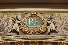décor d'architecture relief peinture monumentale © Région Bourgogne-Franche-Comté, Inventaire du patrimoine