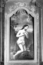 Vue d'ensemble du tableau : le Baptème du Christ. © Région Bourgogne-Franche-Comté, Inventaire du patrimoine