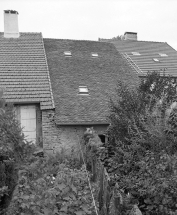 Maisons situées rue de l'Eglise : façades postérieures. © Région Bourgogne-Franche-Comté, Inventaire du patrimoine