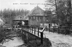 Mont s.- Vaudrey - Moulin et Scierie sur la Cuisance. © Région Bourgogne-Franche-Comté, Inventaire du patrimoine