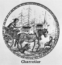 Figure mobile : le charretier. © Région Bourgogne-Franche-Comté, Inventaire du patrimoine