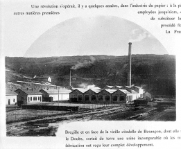 Les Papeteries bisontines, 1894. © Région Bourgogne-Franche-Comté, Inventaire du patrimoine