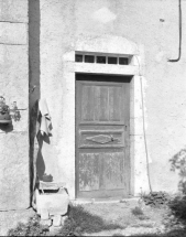 La porte d'accès au logis. © Région Bourgogne-Franche-Comté, Inventaire du patrimoine