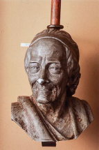 Voltaire, d'après une sculpture de Jean-Antoine Houdon. © Région Bourgogne-Franche-Comté, Inventaire du patrimoine
