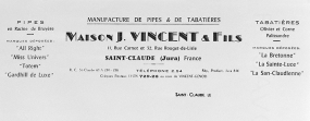 Manufacture de pipes et de tabatières Maison J. Vincent et Fils. © Région Bourgogne-Franche-Comté, Inventaire du patrimoine