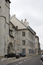 Vue d'ensemble rapprochée depuis la rue Mégevand. © Région Bourgogne-Franche-Comté, Inventaire du patrimoine