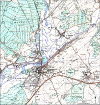 Carte de localisation. Carte topographique au 1:25000, I.G.N., Villersexel, 3421 E. SCAN 25 © IGN - 2008, Licence n°2008CISE29-68. © Région Bourgogne-Franche-Comté, Inventaire du patrimoine