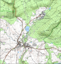 Carte de localisation. Carte topographique au 1:25000, I.G.N., Jussey, 3320 O. SCAN 25 © IGN - 2008, Licence n°2008CISE29-68. © Région Bourgogne-Franche-Comté, Inventaire du patrimoine