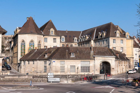 Vue générale du site occupé autrefois par le couvent des Dames d'Ounans. © Région Bourgogne-Franche-Comté, Inventaire du patrimoine