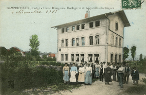 Damprichard (Doubs) - Usine Bourgeois, Horlogerie et Appareils électriques, entre 1904 et 1909. © Région Bourgogne-Franche-Comté, Inventaire du patrimoine