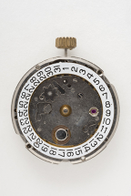 Mouvement de montre mécanique France Ebauches FE 4612 (côté cadran). © Région Bourgogne-Franche-Comté, Inventaire du patrimoine