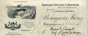 Papier à en-tête, s.d. [début 20e siècle]. © Région Bourgogne-Franche-Comté, Inventaire du patrimoine