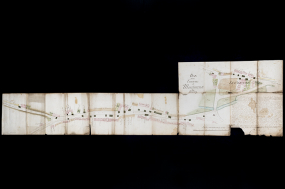 Plan général de la commune (1814). © Région Bourgogne-Franche-Comté, Inventaire du patrimoine