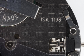 Mouvement ISA 1198 : numéro de modèle. © Région Bourgogne-Franche-Comté, Inventaire du patrimoine