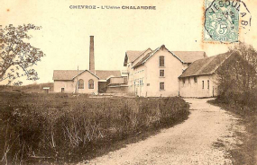 Chevroz - L'Usine Chalandre, carte postale, s.d. [fin 19e ou début 20e siècle]. © Région Bourgogne-Franche-Comté, Inventaire du patrimoine