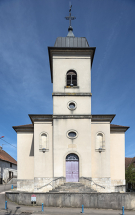 La façade antérieure de la chapelle. © Région Bourgogne-Franche-Comté, Inventaire du patrimoine