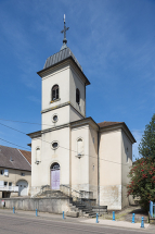 La chapelle, vue de trois-quart. © Région Bourgogne-Franche-Comté, Inventaire du patrimoine