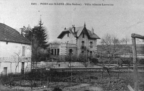 Villa Alsace-Lorraine, carte postale. © Région Bourgogne-Franche-Comté, Inventaire du patrimoine