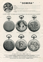 [Montres Domina : catalogue de production de la société Emile Wetzel et Cie, p. 3], 1912. © Région Bourgogne-Franche-Comté, Inventaire du patrimoine