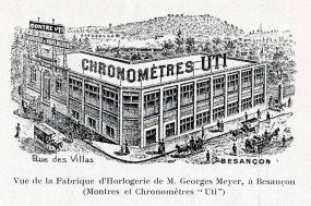 Fabrique d'horlogerie Uti rue des Villas (Georges Meyer), 1906. © Région Bourgogne-Franche-Comté, Inventaire du patrimoine