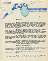 Prospectus de présentation de la société Cattin et Cie (marque Milca), 1952. © Région Bourgogne-Franche-Comté, Inventaire du patrimoine