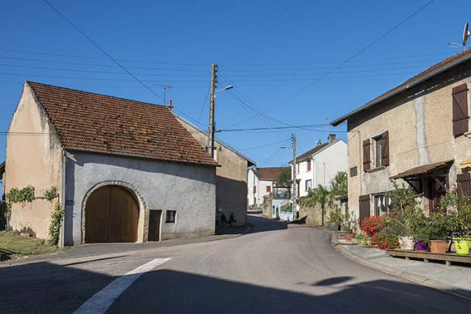 Carrefour, Grande rue et rue des Pâtis. © Région Bourgogne-Franche-Comté, Inventaire du patrimoine