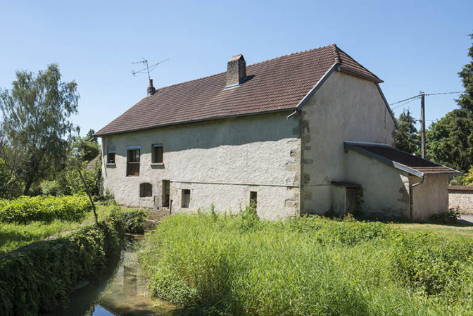 Élévation sur le ruisseau. © Région Bourgogne-Franche-Comté, Inventaire du patrimoine