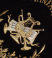Détail de la bannière de la fanfare de Tannay (58) © phot. J.-L. Duthu, Région Bourgogne-Franche-Comté, Inventaire du patrimoine, 1995