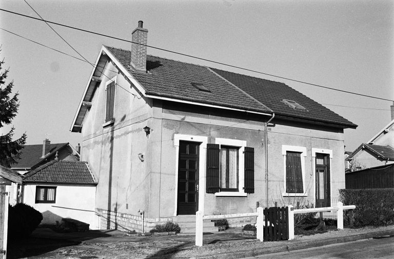  cité ouvrière © Frédéric Pillet / Région Bourgogne-Franche-Comté, Inventaire du patrimoine - 1998