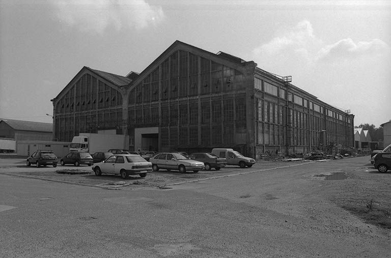 Ateliers de modelage, vus du nord. © Frédéric Pillet / Région Bourgogne-Franche-Comté, Inventaire du patrimoine - 1999