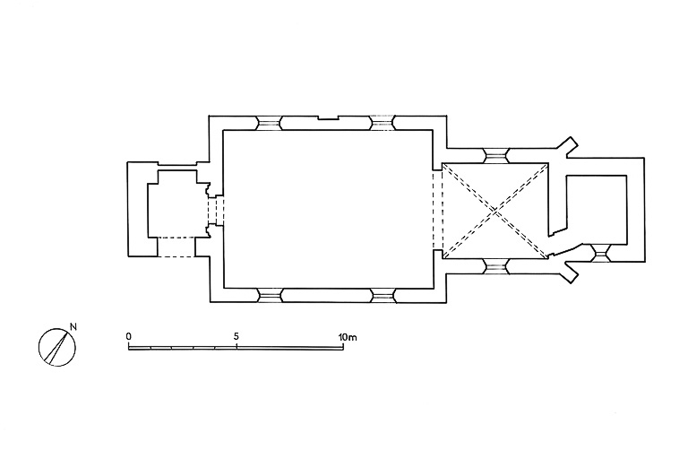 Plan au sol. © Yves Sancey / Région Bourgogne-Franche-Comté, Inventaire du patrimoine - 1977