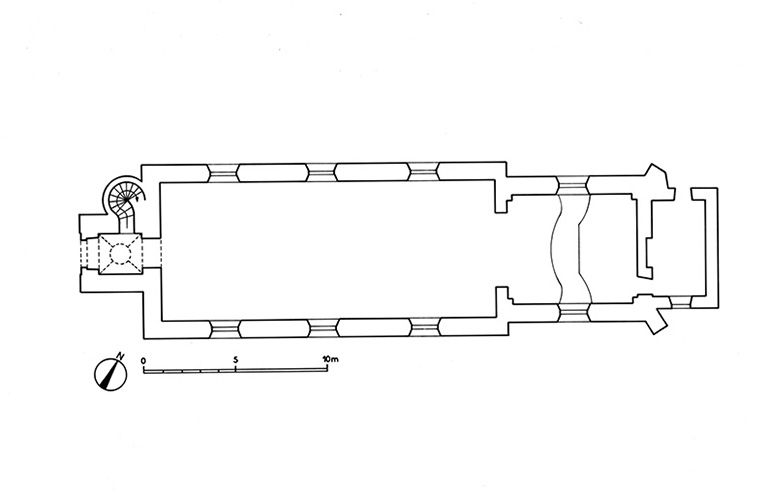 Plan au sol. © Yves Sancey / Région Bourgogne-Franche-Comté, Inventaire du patrimoine - 1980