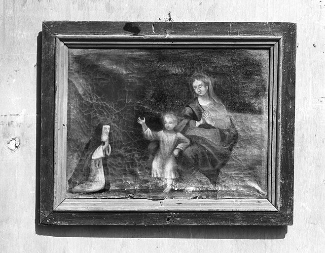 Apparition de la Vierge à l'Enfant à une religieuse. © Yves Sancey / Région Bourgogne-Franche-Comté, Inventaire du patrimoine - 1982
