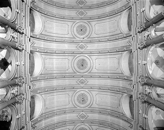 Fausse-voûte de la nef. © Jérôme Mongreville / Région Bourgogne-Franche-Comté, Inventaire du patrimoine - 1987