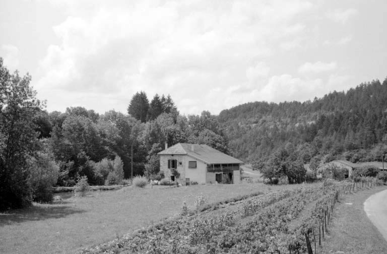 Vue d'ensemble depuis l'est. © Laurent Poupard / Région Bourgogne-Franche-Comté, Inventaire du patrimoine - 1992
