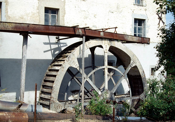 Roue en dessus. © Laurent Poupard / Région Bourgogne-Franche-Comté, Inventaire du patrimoine - 1993