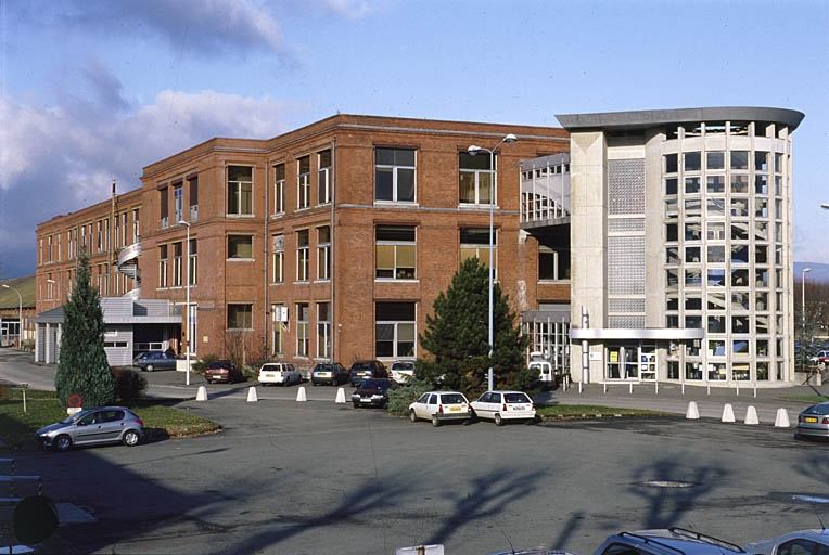Extension de l'atelier de retordage : vue depuis le sud. © Jérôme Mongreville / Région Bourgogne-Franche-Comté, Inventaire du patrimoine - 2001