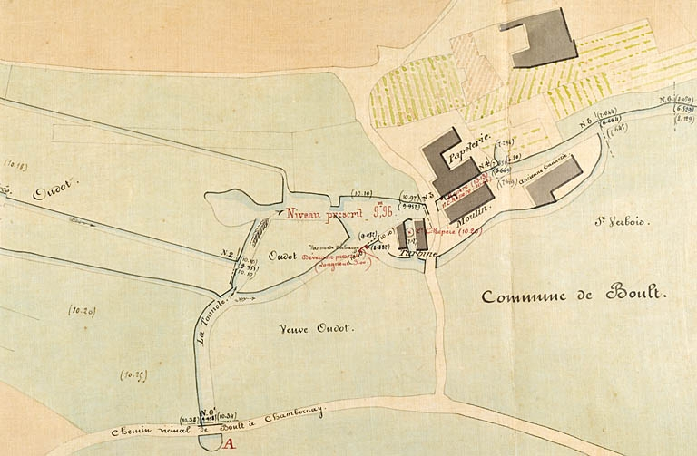 Plan et détails [Plan-masse et de situation]. © Jérôme Mongreville / Région Bourgogne-Franche-Comté, Inventaire du patrimoine - 2009