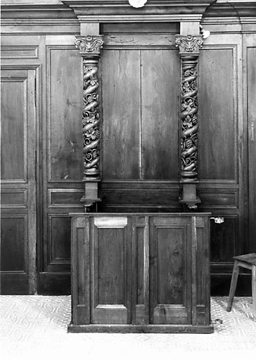 Lambris du choeur : Vue avec stalles. © Yves Sancey / Région Bourgogne-Franche-Comté, Inventaire du patrimoine - 1973