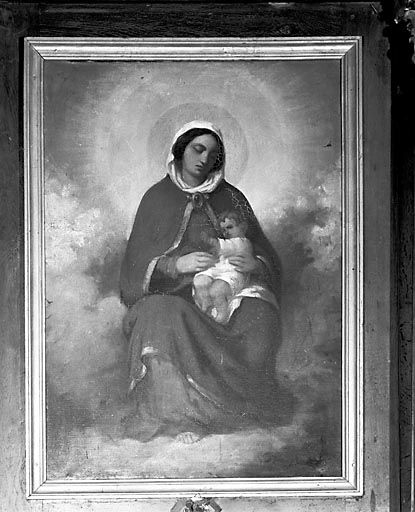 La Vierge à l'Enfant. © Yves Sancey / Région Bourgogne-Franche-Comté, Inventaire du patrimoine - 1974