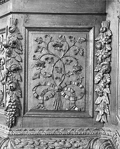 Le quatrième panneau de la cuve. © Yves Sancey / Région Bourgogne-Franche-Comté, Inventaire du patrimoine - 1974