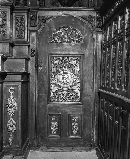 Détail du retable. © Yves Sancey / Région Bourgogne-Franche-Comté, Inventaire du patrimoine - 1974